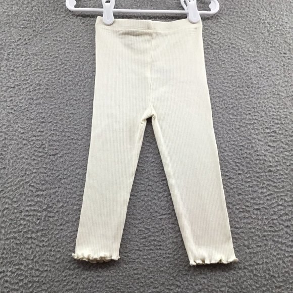 Burt's Bees Cream Kids Leggings - Picture 2 of 3